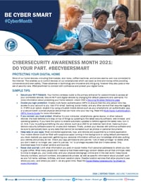 Cybersecurity Awareness Month 2021 - Protecting Your Digital Home Tip Sheet_1_Page_1